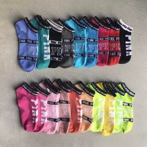 Brand new 10 pairs VS PINK no show socks